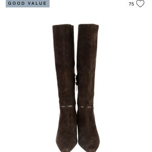 Brown Knee-High Boots